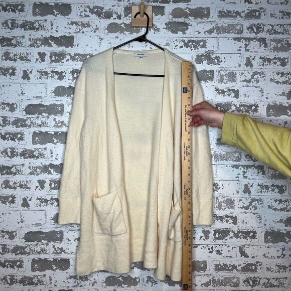 Madewell | women cream merino wool alpaca cardigan sweater - Picture 6 of 10